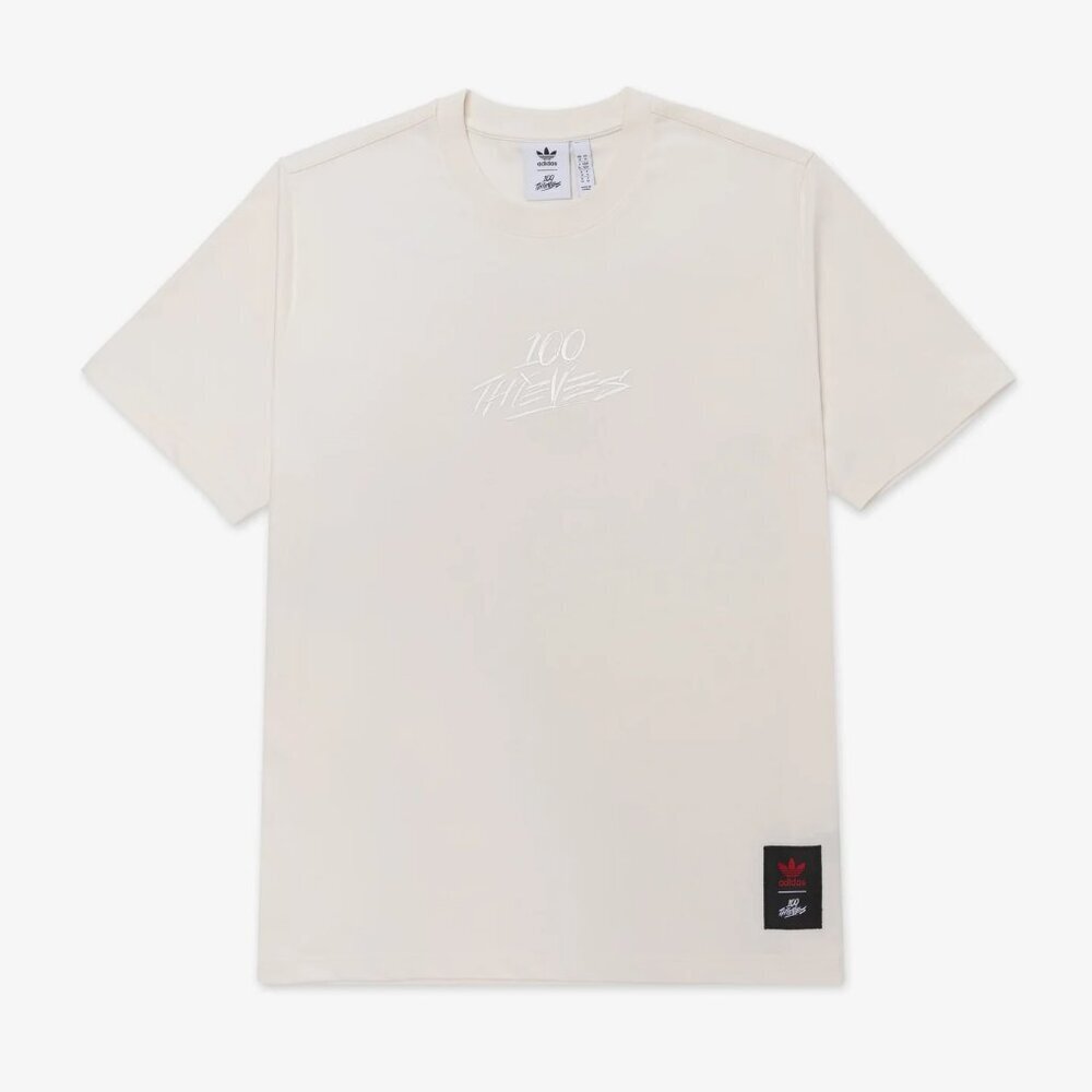 Adidas Originals x 100 Thieves White SS’24 T Shirt XL​​